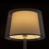 RENDL bordlampe ESPLANADE bordlampe gennemsigtig sort/hvid krom 230V LED E27 15W R12484 6