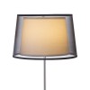 RENDL stojanová lampa ESPLANADE stojanová transparentní černá/bílá chrom 230V LED E27 15W R12485 7