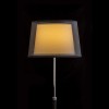 RENDL lampa cu suport ESPLANADE de podea negru transparent/alb crom 230V LED E27 15W R12485 5