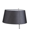 RENDL lampadaire RITZY lampadaire noir chrome 230V E27 42W R12487 4