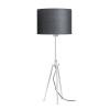 RENDL lámpara de mesa GARDETTE de mesa negro aluminio 230V LED E27 15W R12488 2