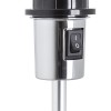 RENDL lámpara de pie GARDETTE en pie negro aluminio 230V LED E27 15W R12489 4