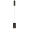 RENDL hanglamp BOGARD hanglamp mat zwart 230V LED 5W 40° 3000K R12493 1