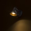 RENDL Spotlight ROSITA I wandlamp zwart/goudgeel 230V LED GU10 9W R12508 2