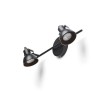 RENDL Spotlight ROSITA II wandlamp zwart/goudgeel 230V LED GU10 2x9W R12510 6