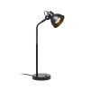 RENDL lámpara de mesa ROSITA de mesa negro/oro 230V LED GU10 9W R12512 6