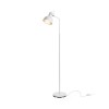 RENDL lampadaire ROSITA lampadaire blanc/gris argent 230V LED E27 11W R12513 2