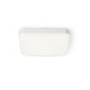 RENDL surface mounted lamp KATHARIS SQ 28 curved for hollow ceilings white 230V LED 24W IP44 3000K R12522 6