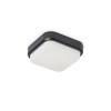 RENDL outdoor lamp TARIS SQ 17 surface mounted black plastic 230V LED 8W IP54 3000K R12525 1