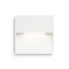 RENDL luminaria de exterior AQILA SQ de pared blanco 230V LED 6W IP54 3000K R12542 5