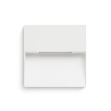 RENDL outdoor lamp AQILA SQ wall white 230V LED 6W IP54 3000K R12542 1