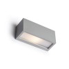 RENDL venkovní světlo DURANT UP - DOWN nástěnná stříbrnošedá 230V LED E27 15W IP54 R12558 1