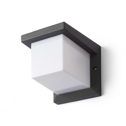 RENDL outdoor lamp HIDE SQ wall anthracite grey 230V LED E27 15W IP44 R12560 1