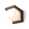 RENDL outdoor lamp HIDE SQ wall anthracite grey 230V LED E27 15W IP44 R12560 5