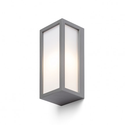 RENDL lumină de exterior DURANT de perete gri argintiu 230V E27 18W IP54 R12568 1