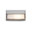 RENDL Vanjska svjetiljka MORA zidna srebrno siva 230V LED E27 15W IP54 R12571 2