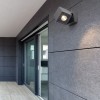 RENDL udendørslampe BORA væg antracitgrå 230V LED 6W 44° IP54 3000K R12578 2