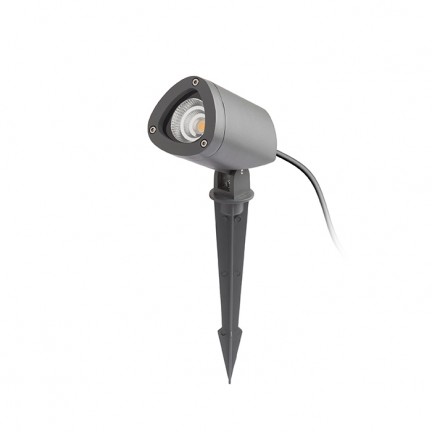 RENDL outdoor lamp COSMO on spike anthracite grey 230V LED 10W 24° IP65 3000K R12580 2