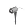RENDL outdoor lamp COSMO on spike anthracite grey 230V LED 10W 24° IP65 3000K R12580 5