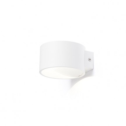 RENDL seinävalaisin BIARITZ seinä valkoinen 230V LED 5W 3000K R12606 1