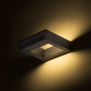 RENDL buiten lamp AQUE wandlamp mat zwart 230V LED 8W IP54 3000K R12623 4
