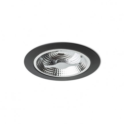 RENDL recessed light KELLY LED DIMM recessed black 230V LED 15W 45° 3000K R12636 1