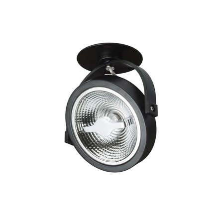 RENDL Spotlight KELLY LED DIMM Half verzonken lamp zwart 230V LED 12W 24° 3000K R12638 1