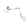 RENDL nástěnná lampa ANTE nástěnná bílá matný nikl 230V LED E27 15W R12652 1