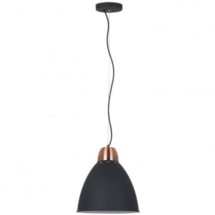 RENDL függő lámpatest VIBRANT függő lámpa fekete réz 230V E27 42W R12653 1