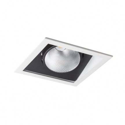 RENDL Ugradbena svjetiljka TOMBOY bijela/crna 230V LED 25W 38° 3000K R12662 1