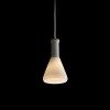 RENDL lámpara colgante PULIRE CON colgante vidrio opal/madera/cromo 230V LED E14 6W R12663 4