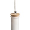 RENDL függő lámpatest PULIRE RD függő lámpa opál üveg/fa/króm 230V LED E14 6W R12664 4