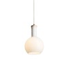 RENDL hanglamp PULIRE RD hanglamp opaalglas/hout/chroom 230V LED E14 6W R12664 3