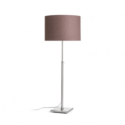 RENDL stolní lampa EDIKA stolní hnědá matný nikl 230V LED E27 15W R12665 6