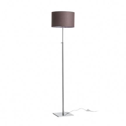RENDL Podna svjetiljka EDIKA podna smedja mat nikal 230V LED E27 15W R12666 1