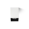 RENDL surface mounted lamp VADE SQ white/black 230V GU10 35W R12671 3