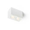 RENDL felületre szerelhető lámpatest ENKI EDG II fehér 230V GU10 2x35W R12673 3
