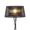 RENDL lampa cu suport BOULOGNE de podea negru 230V LED E27 15W R12674 7