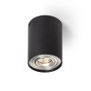 RENDL overflademonteret lampe MILANO I loft mat sort børstet aluminium 230V GU10 35W R12681 1