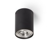 RENDL Montažna svjetiljka MILANO I stropna mat crna brušeni aluminij 230V GU10 35W R12681 2