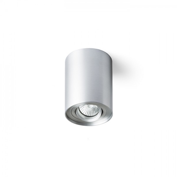 RENDL overflademonteret lampe MILANO I loft børstet aluminium 230V GU10 35W R12682 1