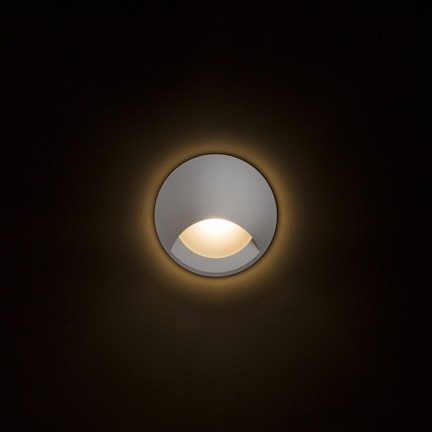 RENDL Vanjska svjetiljka CLUB IND ugradna srebrno siva 230V LED 3W IP54 3000K R12686 2
