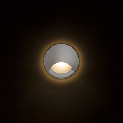 RENDL outdoor lamp CLUB IND recessed silver grey 230V LED 3W IP54 3000K R12686 2