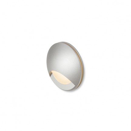 RENDL outdoor lamp CLUB IND recessed silver grey 230V LED 3W IP54 3000K R12686 1