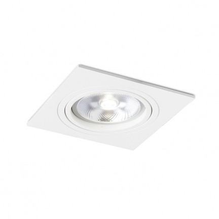 RENDL luminaire encastré PASADENA G53 SQ I blanc 230V LED G53 15W R12700 1