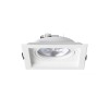 RENDL Ugradbena svjetiljka GRANADA SQ bijela 230V LED G53 15W R12707 2
