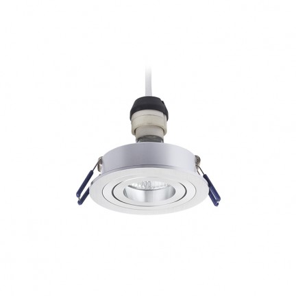 RENDL vestavné světlo PASADENA GU10 R zápustná česaný hliník 230V LED GU10 7W R12708 2