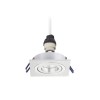 RENDL verzonken lamp PASADENA GU10 SQ I inbouwlamp Geborsteld Aluminium 230V GU10 50W R12709 6