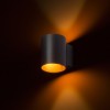 RENDL væglampe TUBA W væg mat sort/guld 230V LED G9 5W R12740 2