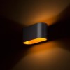 RENDL wandlamp MARIO mat zwart/goudgeel 230V LED G9 5W R12744 2